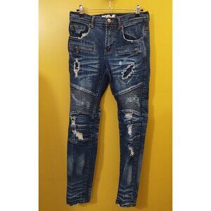 Preme Moto Jeans Size 30 x 32